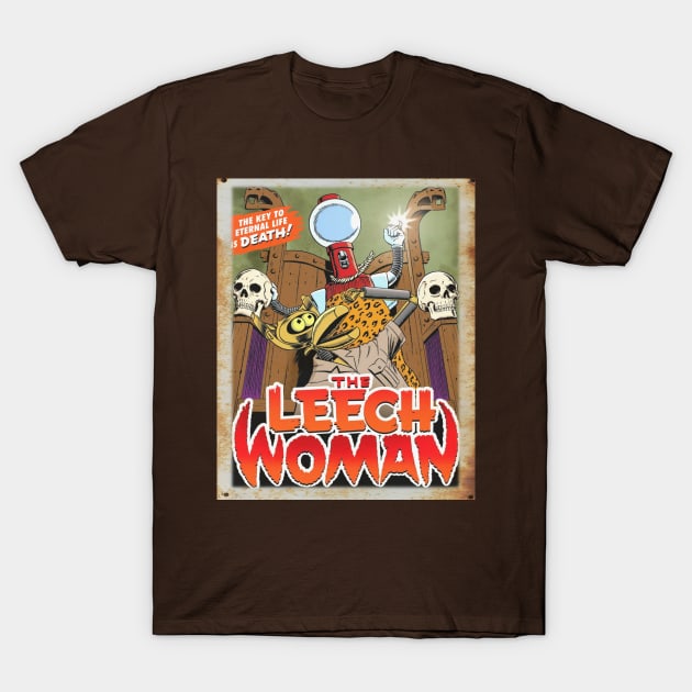 Mystery Science Rusty Barn Sign 3000 - The Leech Woman T-Shirt by Starbase79